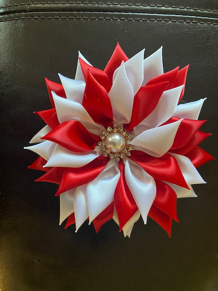 Ribbon Craft Flower Pin